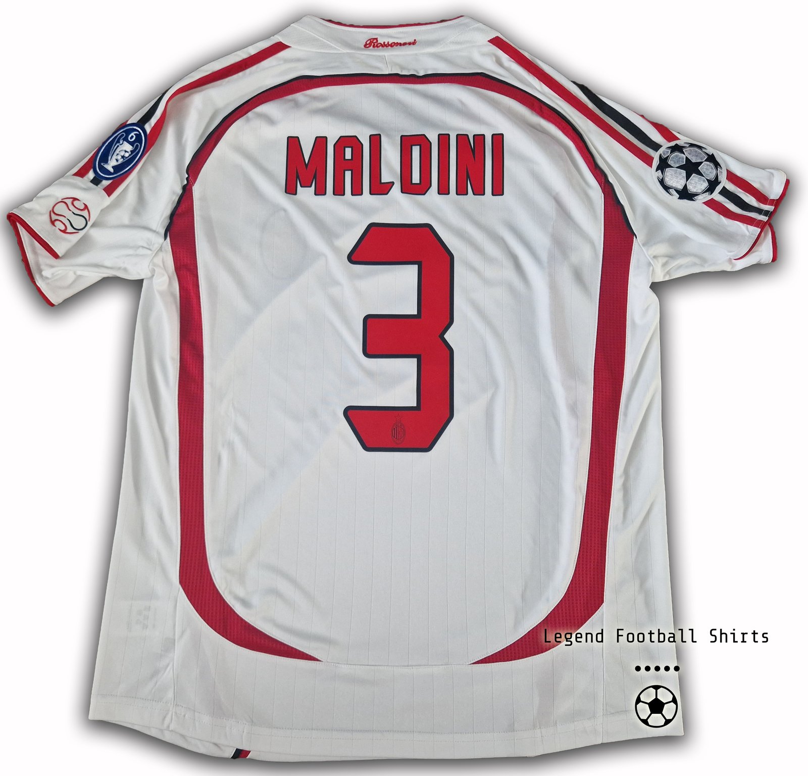AC MILAN #3 MALDINI 08-09 AWAY 在籍最終シーズン AC MILAN #3